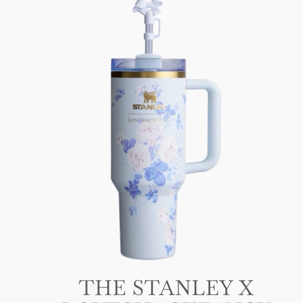 Stanley x LoveShackFancy 40 oz
Everblooming Rosettes Blue
Flowstate H2.0 Tumbler